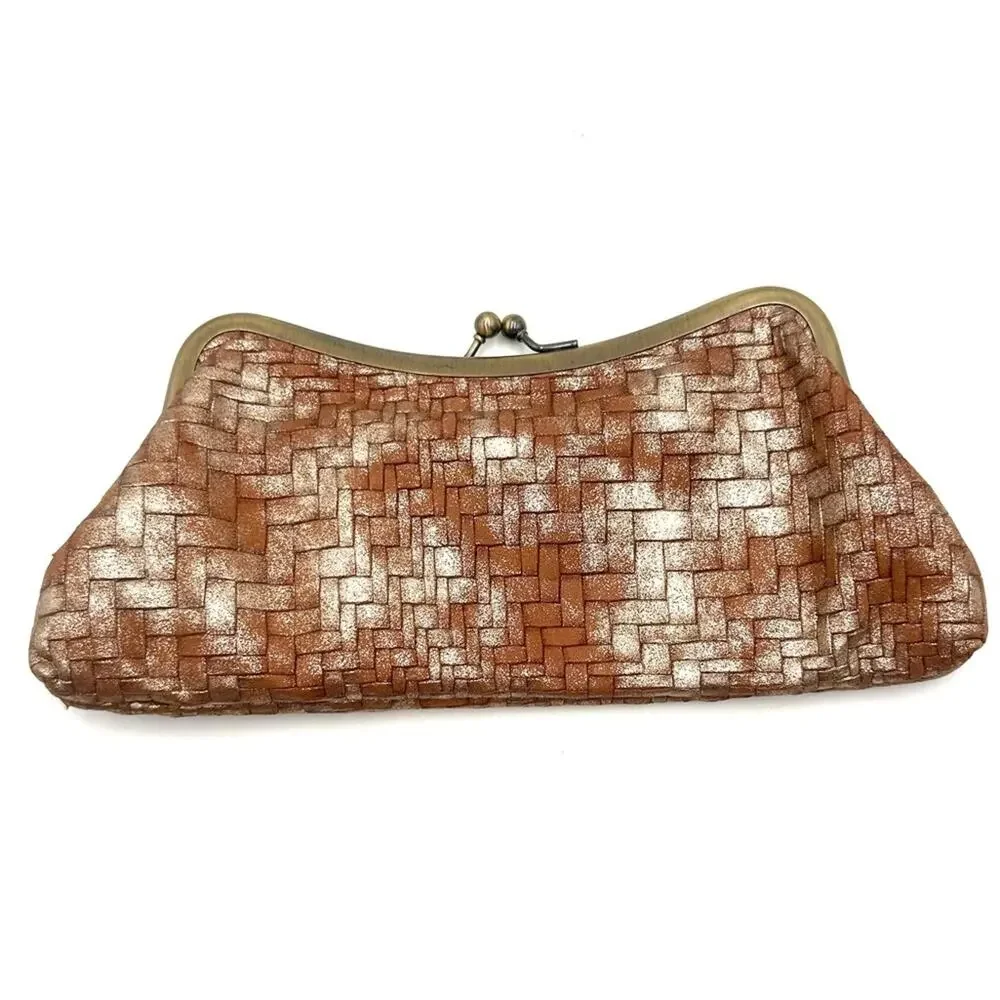 Patricia Nash Lina Small Frame Clutch Bag (chain missing)
